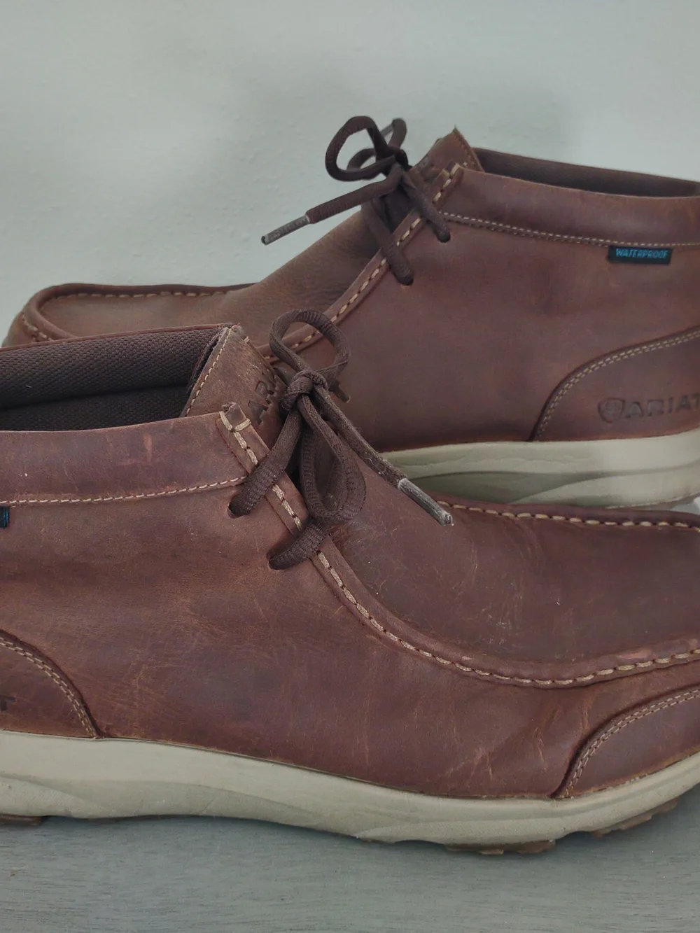 Ariat Waterproof Spitfire Boots Mens 12D Brown Shoes Style #10038479